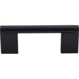 Top Knobs - Princetonian Bar Pull 3 Inch (c-c) Flat Black - Flat Black
