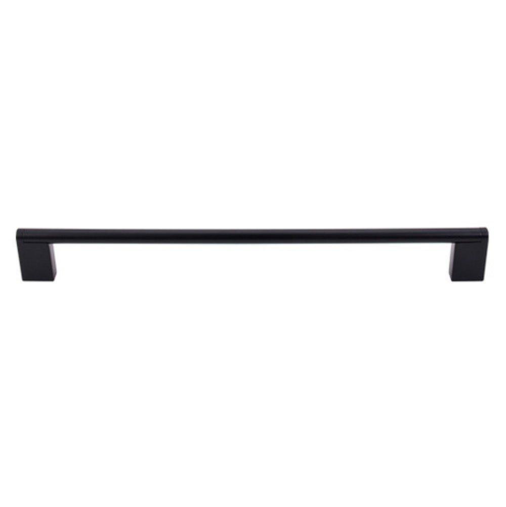 Top Knobs - Princetonian Bar Pull 18 7/8 Inch (c-c) Flat Black - Flat Black