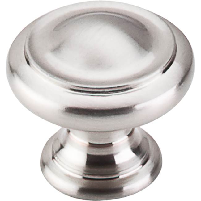 Top Knobs - Dome Knob 1 1/8 Inch Brushed Satin Nickel - Brushed Satin Nickel