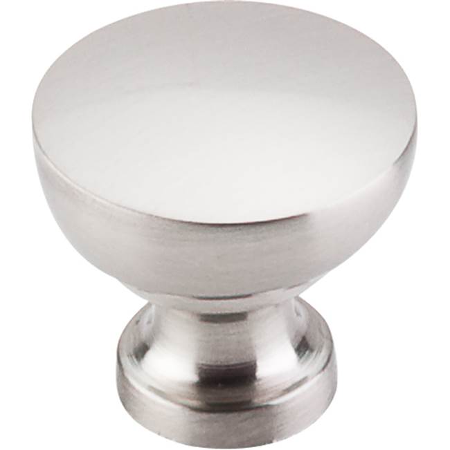 Top Knobs - Bergen Knob 1 1/4 Inch Brushed Satin Nickel - Brushed Satin Nickel