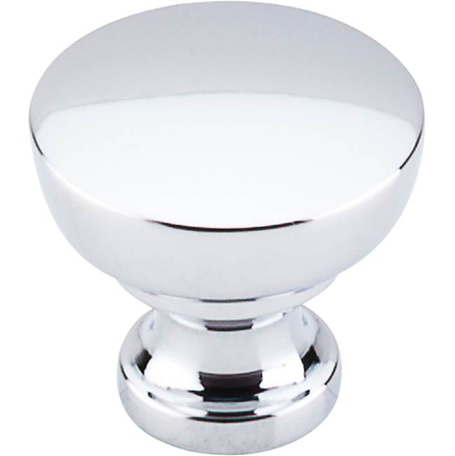 Top Knobs - Bergen Knob 1 1/4 Inch Polished Chrome - Polished Chrome
