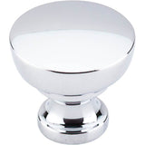 Top Knobs - Bergen Knob 1 1/4 Inch Polished Chrome - Polished Chrome