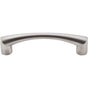 Top Knobs - Hidra Pull 3 3/4 Inch (c-c) Brushed Satin Nickel - Brushed Satin Nickel