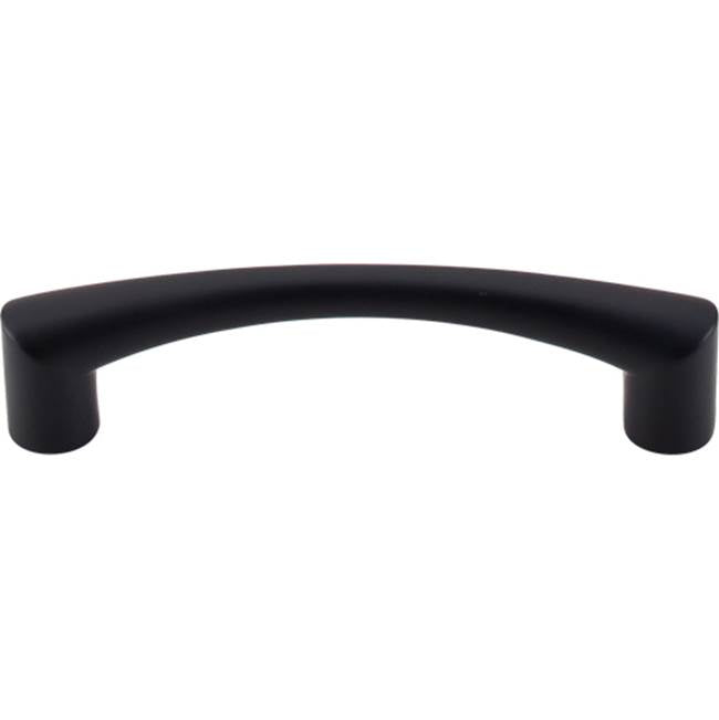 Top Knobs - Hidra Pull 3 3/4 Inch (c-c) Flat Black - Flat Black