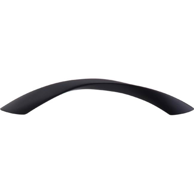 Top Knobs - Twist Pull 5 1/16 Inch (c-c) Flat Black - Flat Black