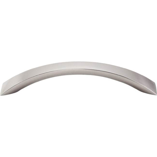 Top Knobs - Crescent Flair Pull 5 1/16 Inch (c-c) Brushed Satin Nickel - Brushed Satin Nickel