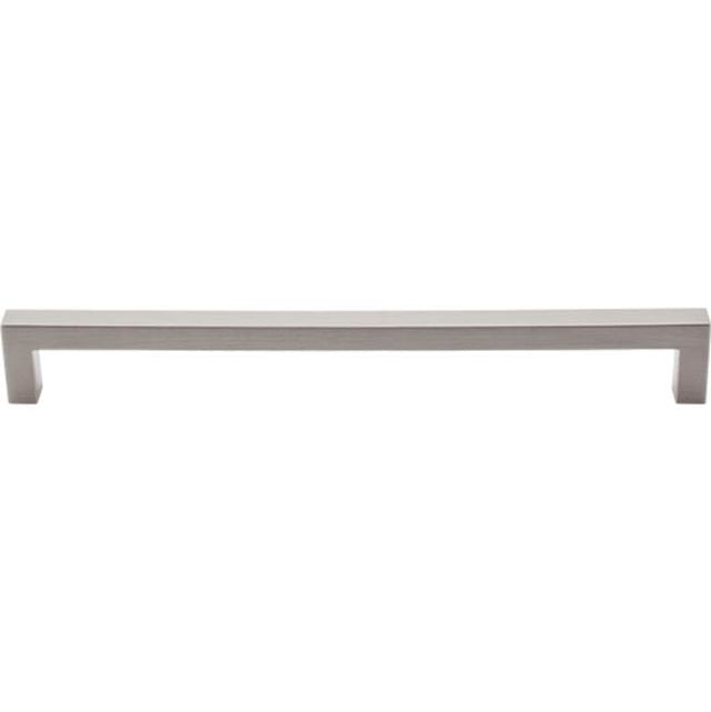 Top Knobs - Square Bar Pull 8 13/16 Inch (c-c) Brushed Satin Nickel - Brushed Satin Nickel