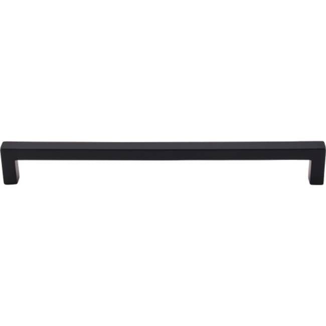 Top Knobs - Square Bar Pull 8 13/16 Inch (c-c) Flat Black - Flat Black