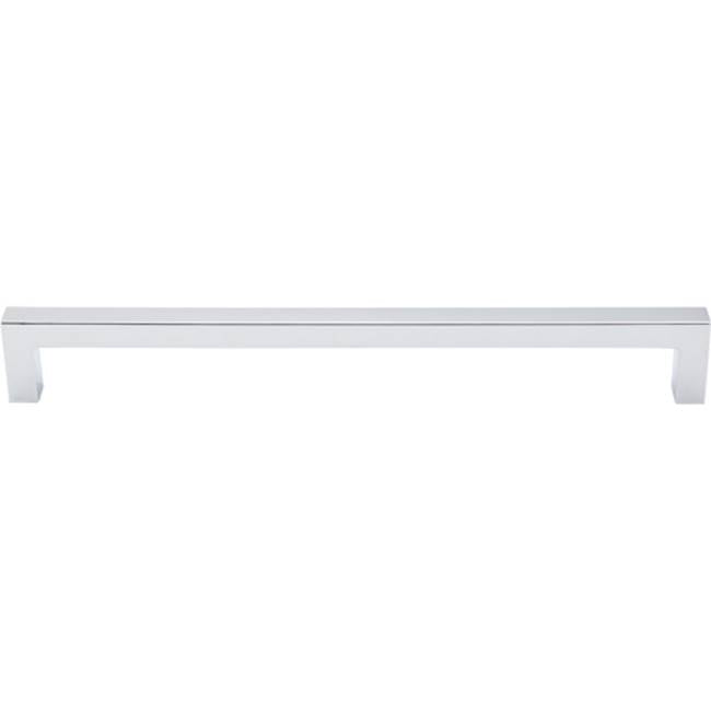 Top Knobs - Square Bar Pull 8 13/16 Inch (c-c) Polished Chrome - Polished Chrome
