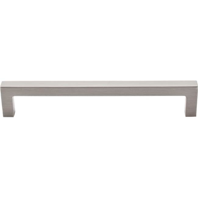 Top Knobs - Square Bar Pull 6 5/16 Inch (c-c) Brushed Satin Nickel - Brushed Satin Nickel