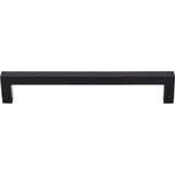 Top Knobs - Square Bar Pull 6 5/16 Inch (c-c) Flat Black - Flat Black