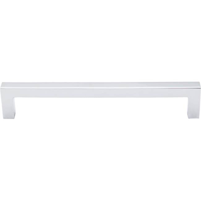 Top Knobs - Square Bar Pull 6 5/16 Inch (c-c) Polished Chrome - Polished Chrome