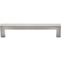 Top Knobs - Square Bar Pull 5 1/16 Inch (c-c) Brushed Satin Nickel - Brushed Satin Nickel