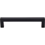 Top Knobs - Square Bar Pull 5 1/16 Inch (c-c) Flat Black - Flat Black