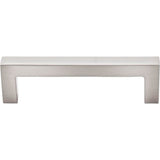 Top Knobs - Square Bar Pull 3 3/4 Inch (c-c) Brushed Satin Nickel - Brushed Satin Nickel