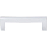 Top Knobs - Square Bar Pull 3 3/4 Inch (c-c) Polished Chrome - Polished Chrome
