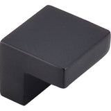 Top Knobs - Square Knob 5/8 Inch (c-c) Flat Black - Flat Black