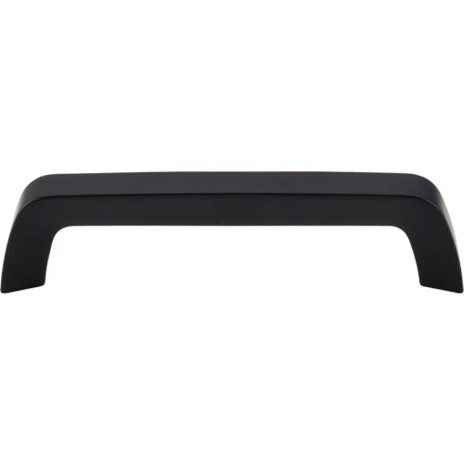 Top Knobs - Tapered Bar Pull 5 1/16 Inch (c-c) Flat Black - Flat Black