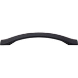 Top Knobs - Crest Pull 5 1/16 Inch (c-c) Flat Black - Flat Black