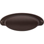 Top Knobs - Dakota Cup Pull 2 9/16 Inch (c-c) Oil Rubbed Bronze - Oil Rubbed Bronze