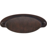 Top Knobs - Dakota Cup Pull 2 9/16 Inch (c-c) Patina Rouge - Patina Rouge
