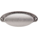Top Knobs - Dakota Cup Pull 2 9/16 Inch (c-c) Pewter Antique - Pewter Antique