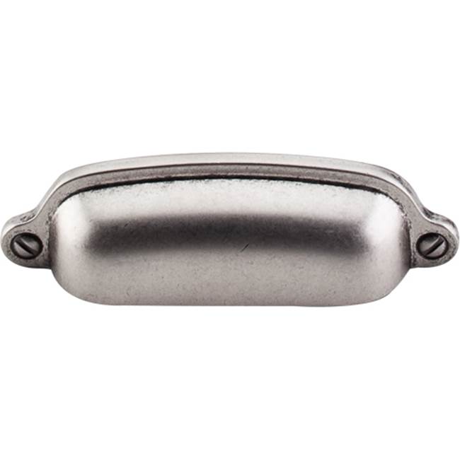Top Knobs - Charlotte Cup Pull 2 9/16 Inch (c-c) Pewter Antique - Pewter Antique