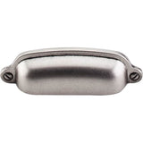Top Knobs - Charlotte Cup Pull 2 9/16 Inch (c-c) Pewter Antique - Pewter Antique
