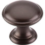 Top Knobs - Rounded Knob 1 1/4 Inch Oil Rubbed Bronze - Oil Rubbed Bronze