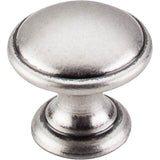 Top Knobs - Rounded Knob 1 1/4 Inch Pewter Antique - Pewter Antique