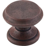 Top Knobs - Flat Top Knob 1 3/8 Inch Patina Rouge - Patina Rouge