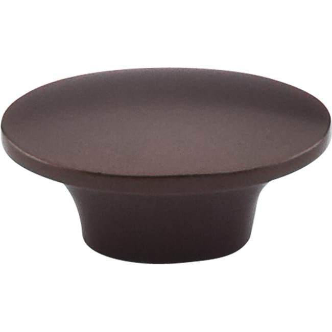 Top Knobs - Dakota Oval Knob 1 1/2 Inch Oil Rubbed Bronze - Oil Rubbed Bronze
