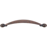 Top Knobs - Angle Pull 5 1/16 Inch (c-c) Patina Rouge - Patina Rouge