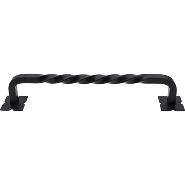 Top Knobs - Twist Appliance Pull 12 Inch (c-c) Patina Black - Patina Black