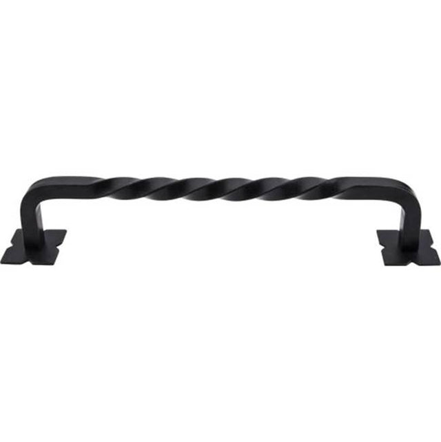 Top Knobs - Twist Appliance Pull 12 Inch (c-c) Patina Black - Patina Black