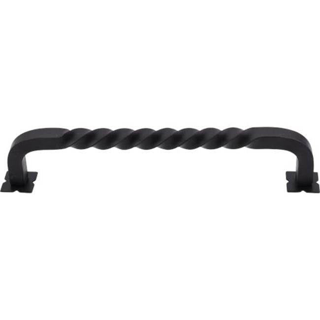 Top Knobs - Twist Pull 7 Inch (c-c) Patina Black - Patina Black