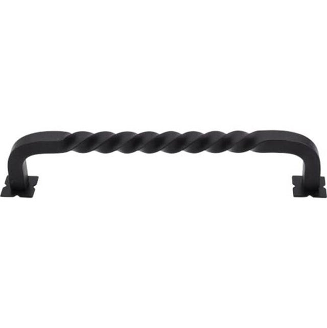 Top Knobs - Twist Pull 7 Inch (c-c) Patina Black - Patina Black