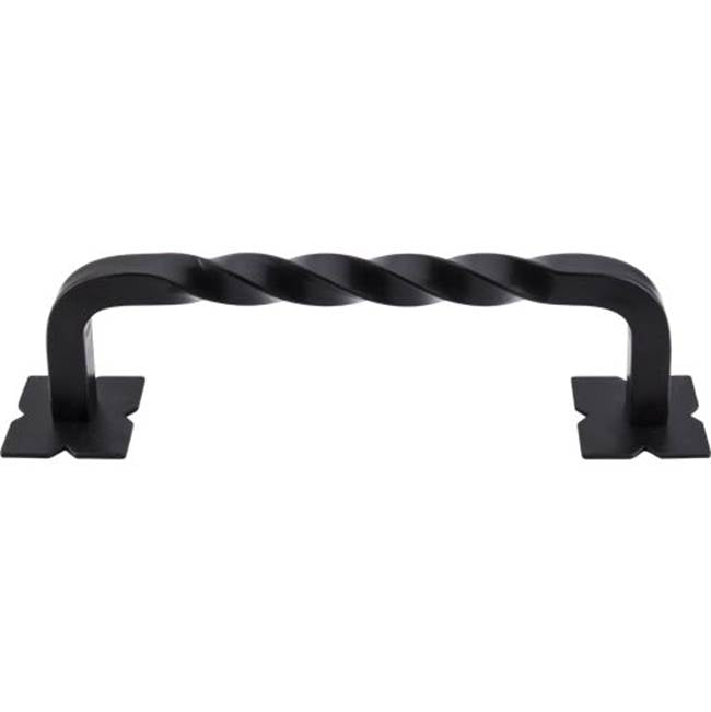Top Knobs - Twist Appliance Pull 8 Inch (c-c) Patina Black - Patina Black