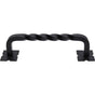 Top Knobs - Twist Appliance Pull 8 Inch (c-c) Patina Black - Patina Black