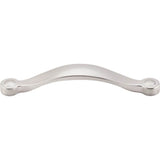 Top Knobs - Saddle Pull 5 1/16 Inch (c-c) Brushed Satin Nickel - Brushed Satin Nickel
