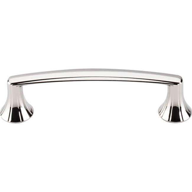 Top Knobs - Rue Pull 3 3/4 Inch (c-c) Polished Nickel - Polished Nickel
