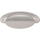 Top Knobs - Dakota Cup Pull 2 9/16 Inch (c-c) Brushed Satin Nickel - Brushed Satin Nickel