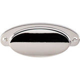 Top Knobs - Dakota Cup Pull 2 9/16 Inch (c-c) Polished Nickel - Polished Nickel