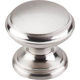 Top Knobs - Flat Top Knob 1 3/8 Inch Brushed Satin Nickel - Brushed Satin Nickel