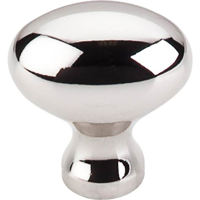 Top Knobs - Egg Knob 1 1/4 Inch Polished Nickel - Polished Nickel