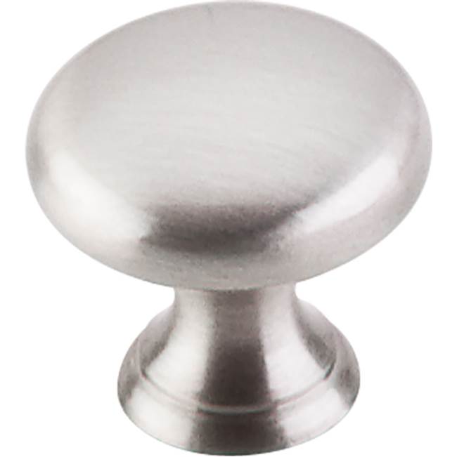 Top Knobs - Asbury Mushroom Knob 15/16 Inch Brushed Satin Nickel - Brushed Satin Nickel
