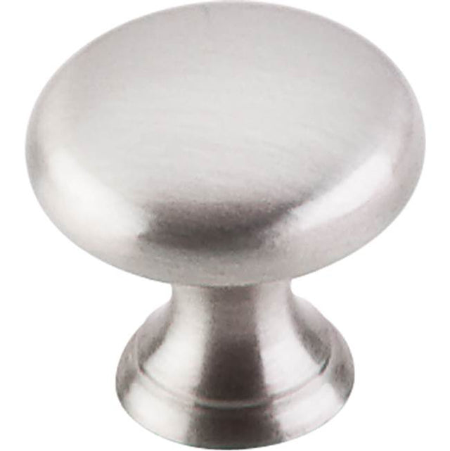 Top Knobs - Asbury Mushroom Knob 15/16 Inch Brushed Satin Nickel - Brushed Satin Nickel