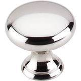 Top Knobs - Asbury Mushroom Knob 15/16 Inch Polished Nickel - Polished Nickel