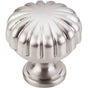Top Knobs - Melon Knob 1 1/4 Inch Brushed Satin Nickel - Brushed Satin Nickel