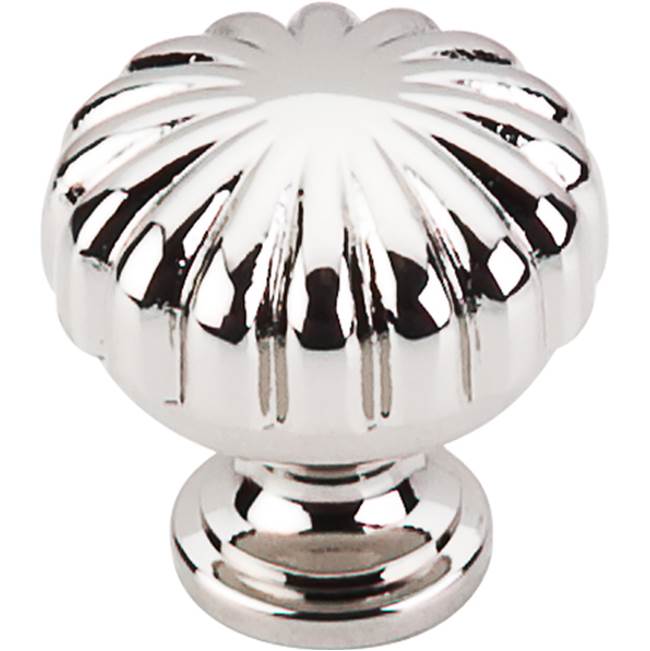 Top Knobs - Melon Knob 1 1/4 Inch Polished Nickel - Polished Nickel
